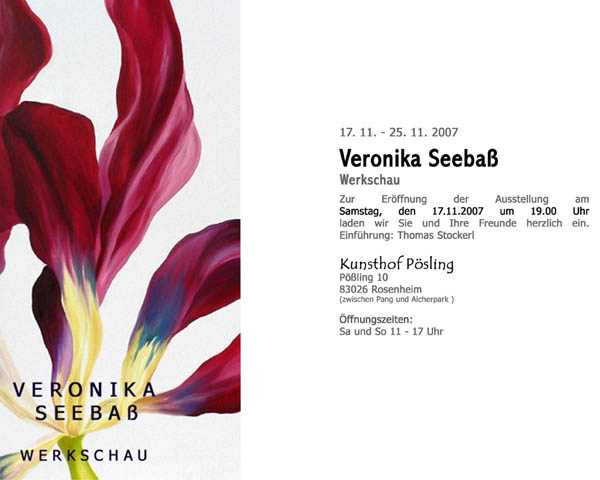 Veronika Sebass November 2007